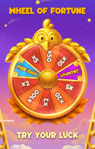 Chicken Plinko Glücksrad Screenshot